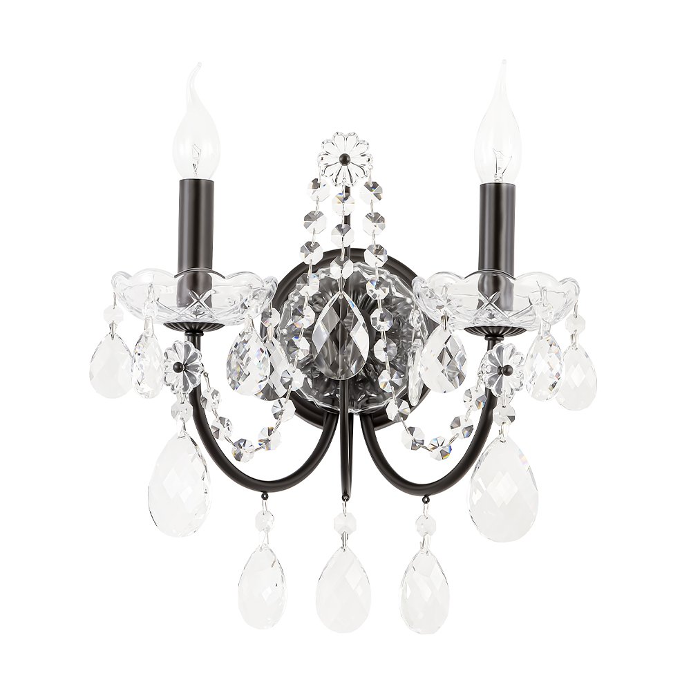 ODELIS AP2 BROWN Настенное бра Crystal Lux Odelis ODELIS AP2 BROWN