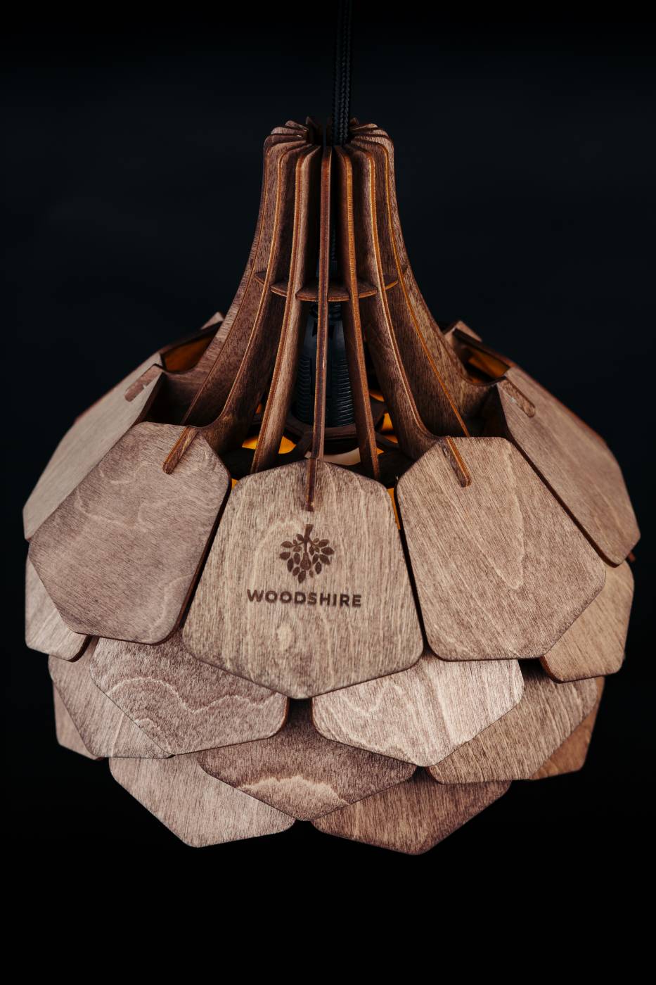 Светильник подвесной Woodshire Далиа 1235pl