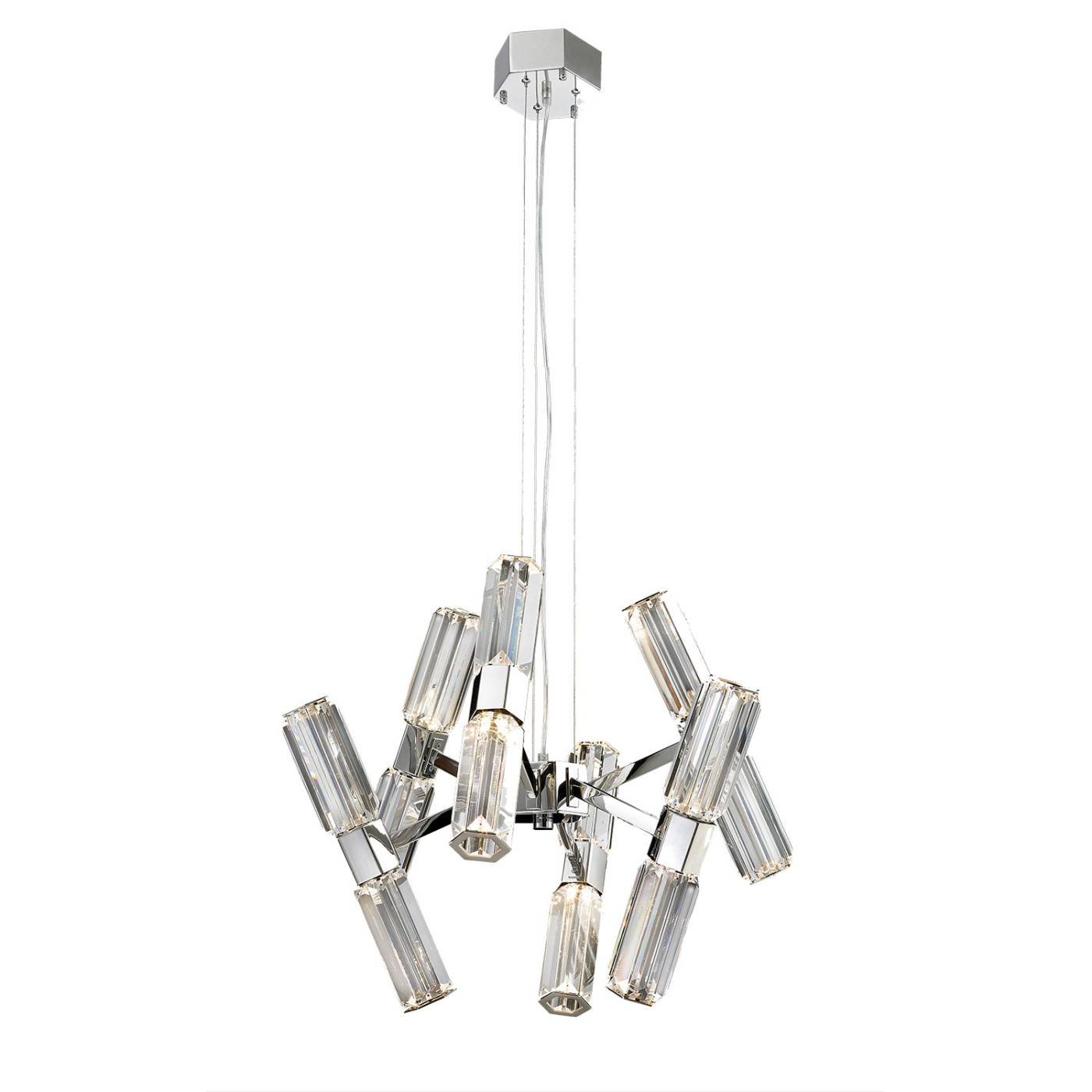 MD19027016-12B chrome Подвесная люстра Delight Collection MD19027016 MD19027016-12B chrome