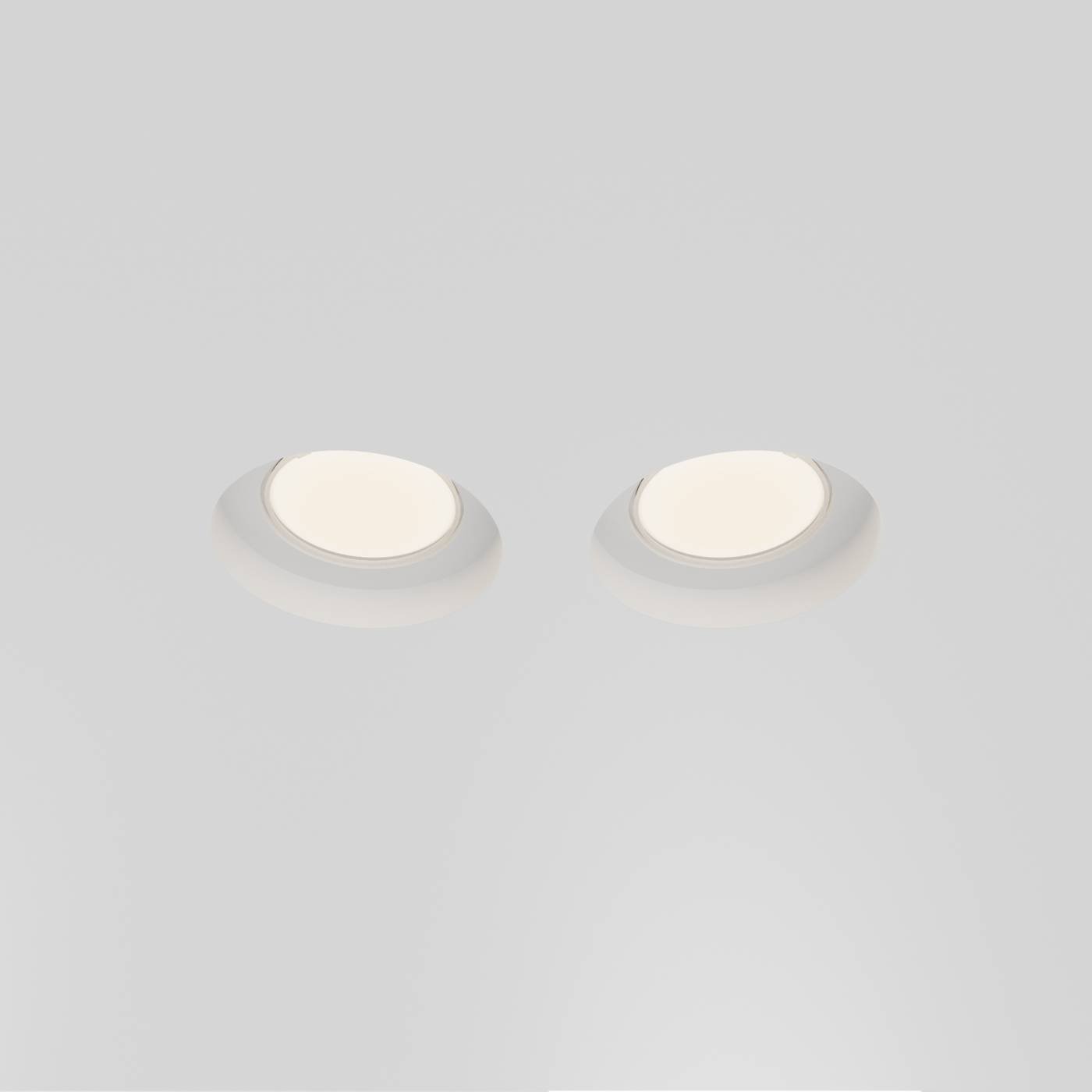 DL002-GU10-02-W Встраиваемый светильник Maytoni Gyps Modern DL002-GU10-02-W