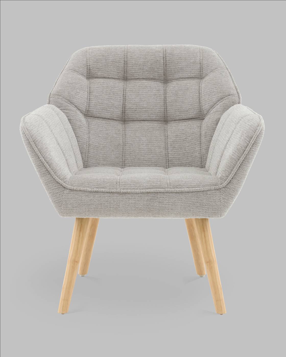 Кресло Stool Group Вэйл QH-8904K DAG-18(80) light grey