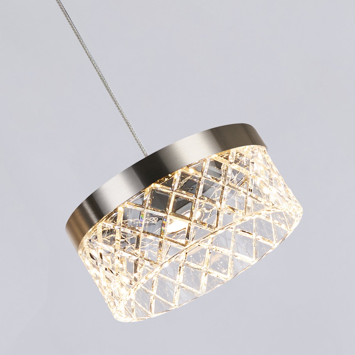 MD21020075-3B satin nickel Светильник подвесной Delight Collection Diamond cut MD21020075-3B satin nickel