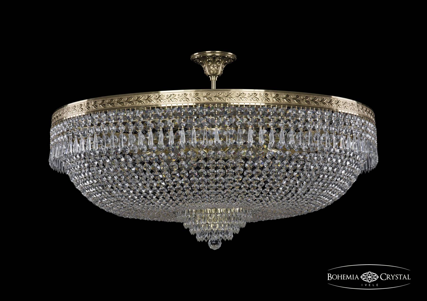 19271/100IV G Потолочная хрустальная люстра Bohemia 1927 19271/100IV G