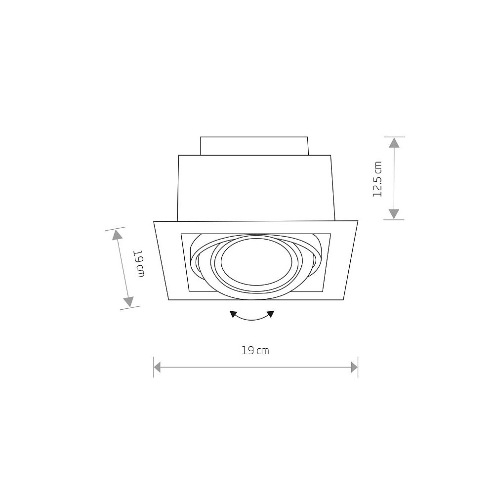 9575 Встраиваемый светильник Nowodvorski Downlight 9575