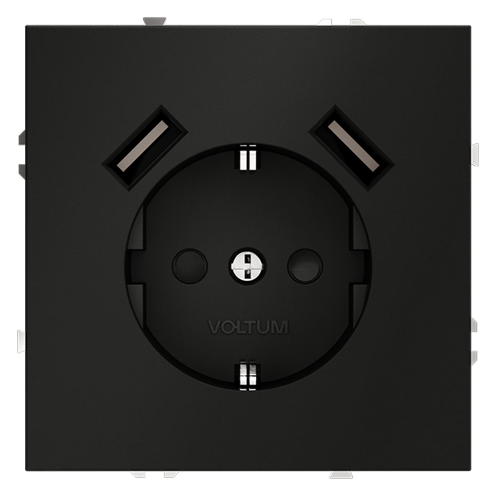 VLS040408 Розетка Voltum S70 VLS040408