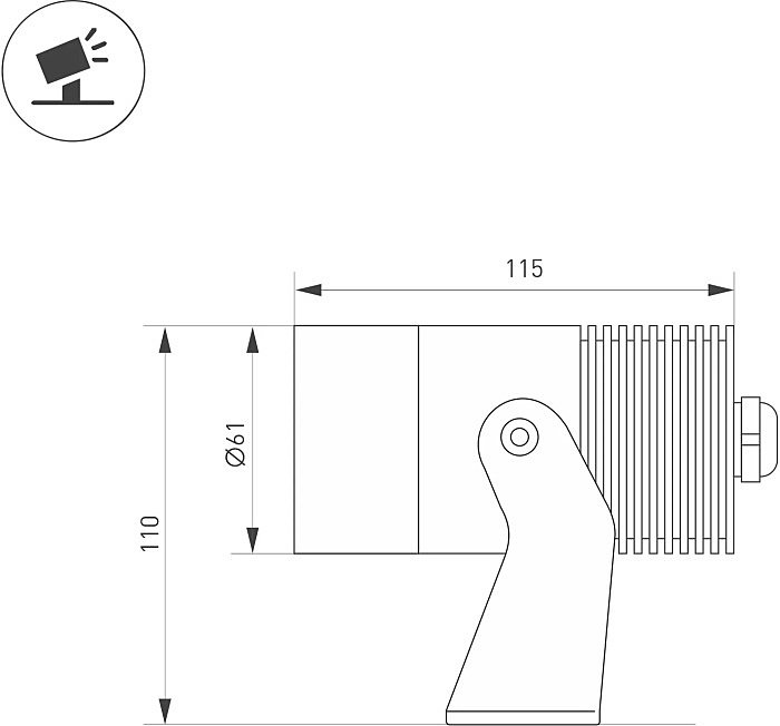 Прожектор уличный Arlight Ray 042584