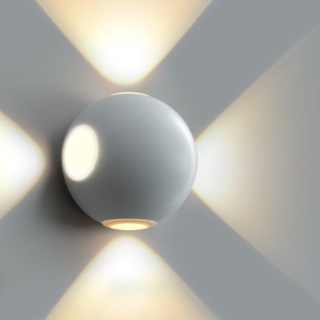 Уличный настенный светильник Elvan GW-161A/4-4W-WW-Wh