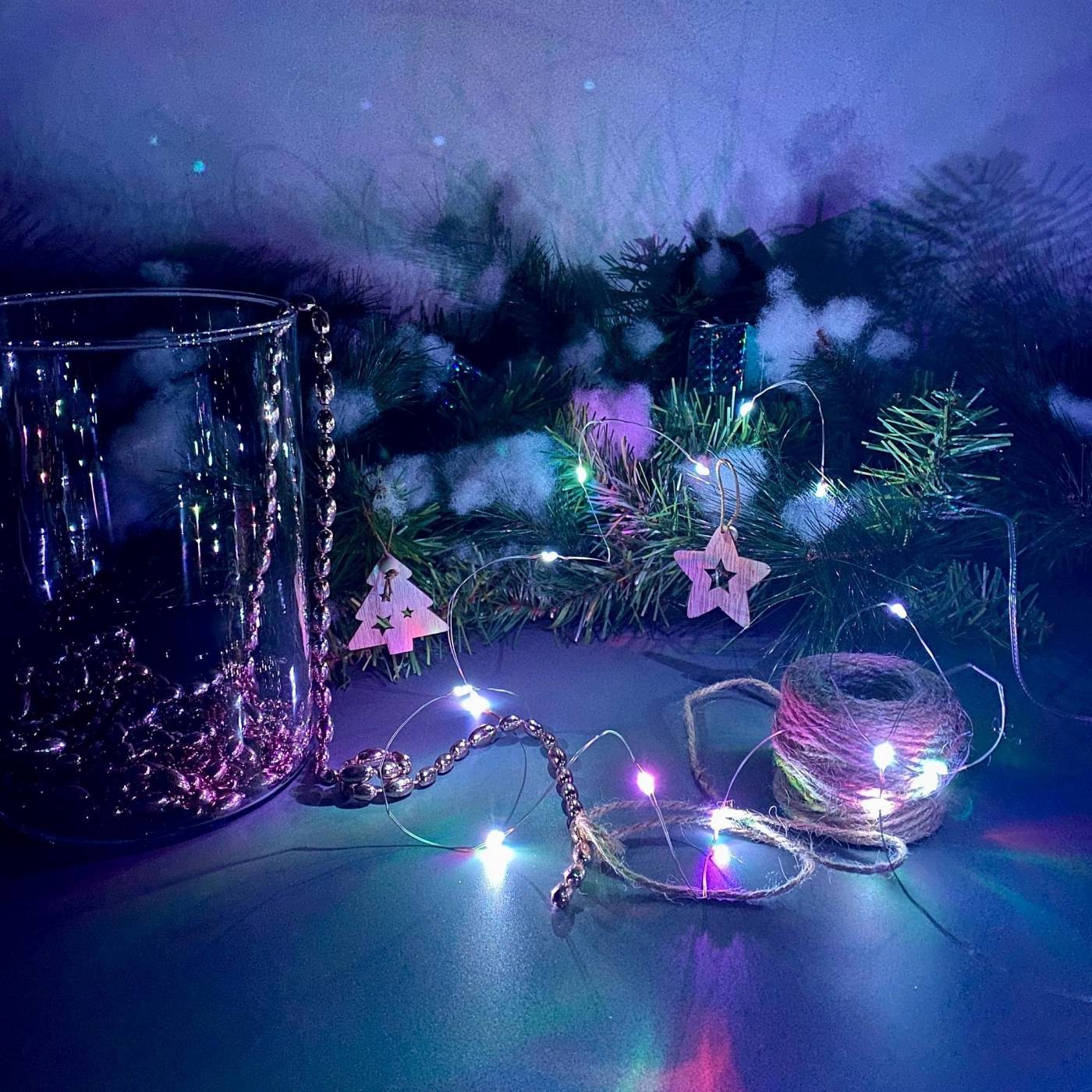 Гирлянда Uniel ULD-S0200-020/DTB/3AA/RC RGB IP20 DEW