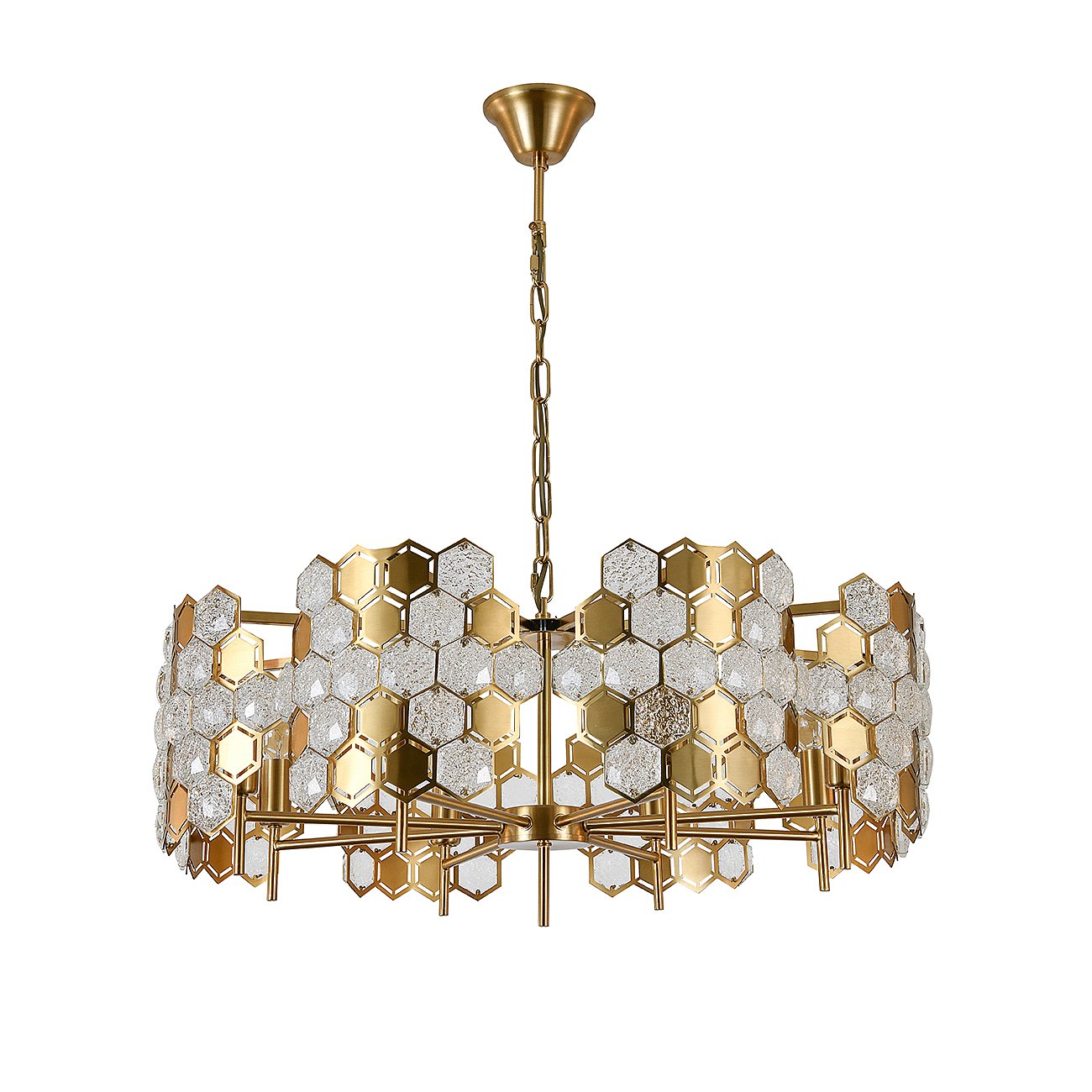 V000572 Подвесная люстра Indigo Delizia V000572 12047/8P Brass