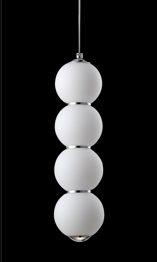 Светильник подвесной Crystal Lux Desi DESI SP4 CHROME/WHITE