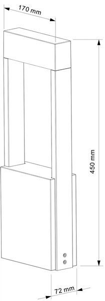 Уличный наземный светильник Deko-Light Chertan 450 733043