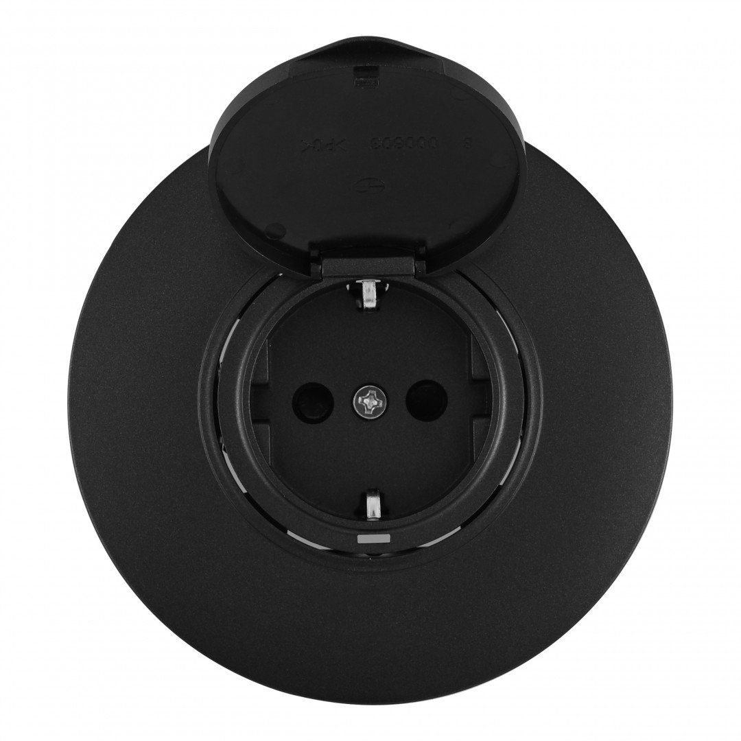 SET08-1-41-1 black Розетка Arte Milano Set08-1 SET08-1-41-1 black