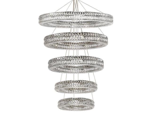 Потолочная чашка Newport Elizabeth Потолочная чашка 10120 D30 5 вертик.колец chrome