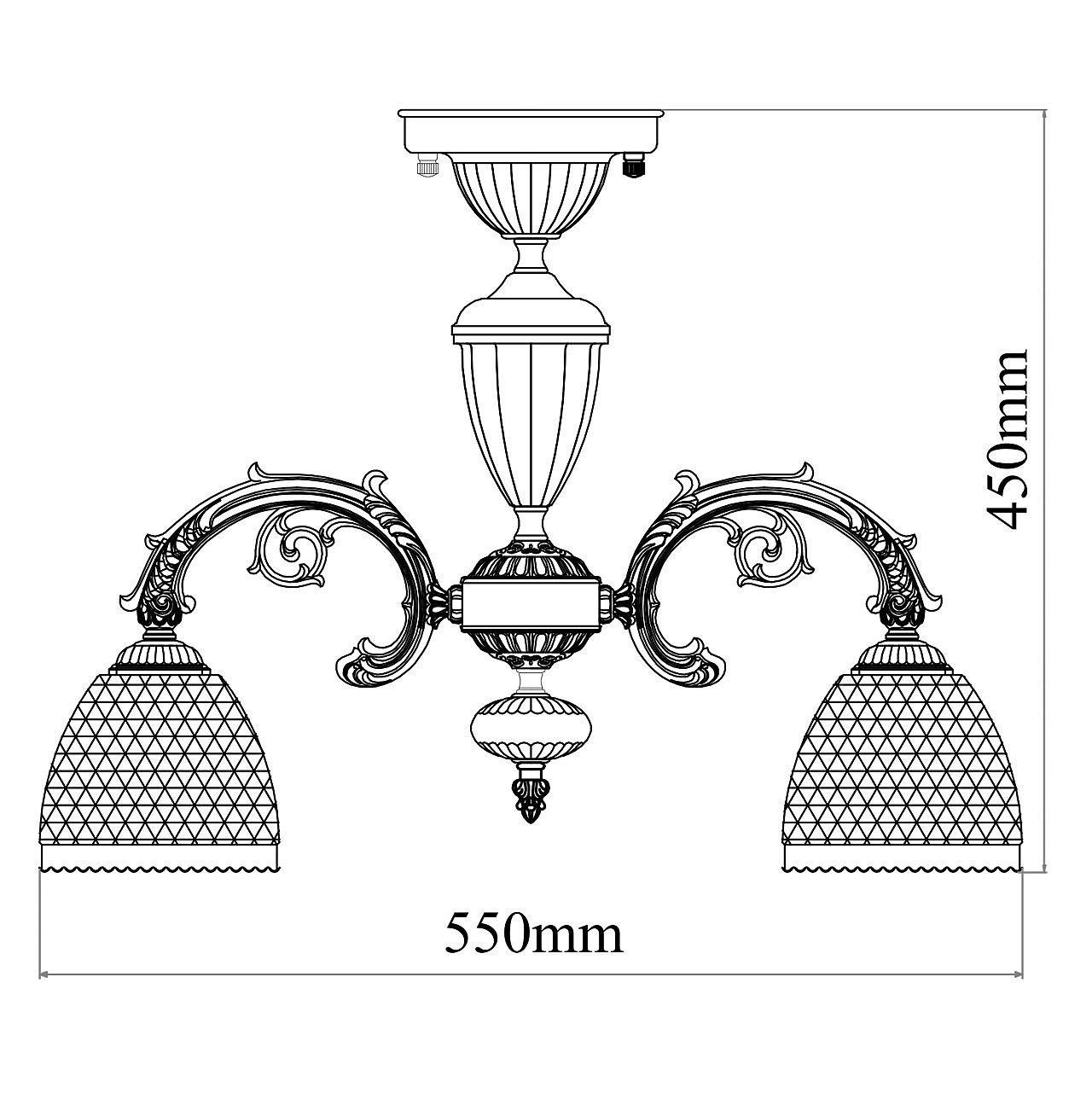 Потолочная люстра MW Light Фелиция 114010405