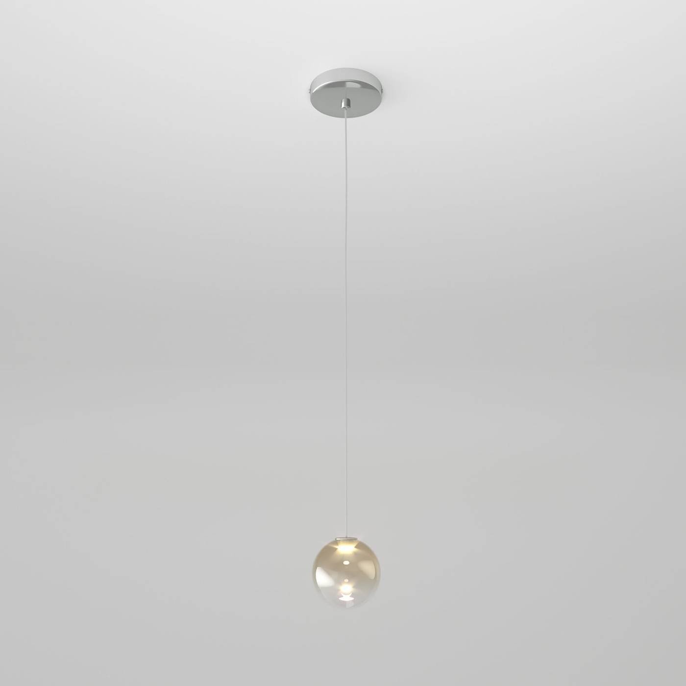 Светильник подвесной Eurosvet Wonder 50234/1 LED янтарный
