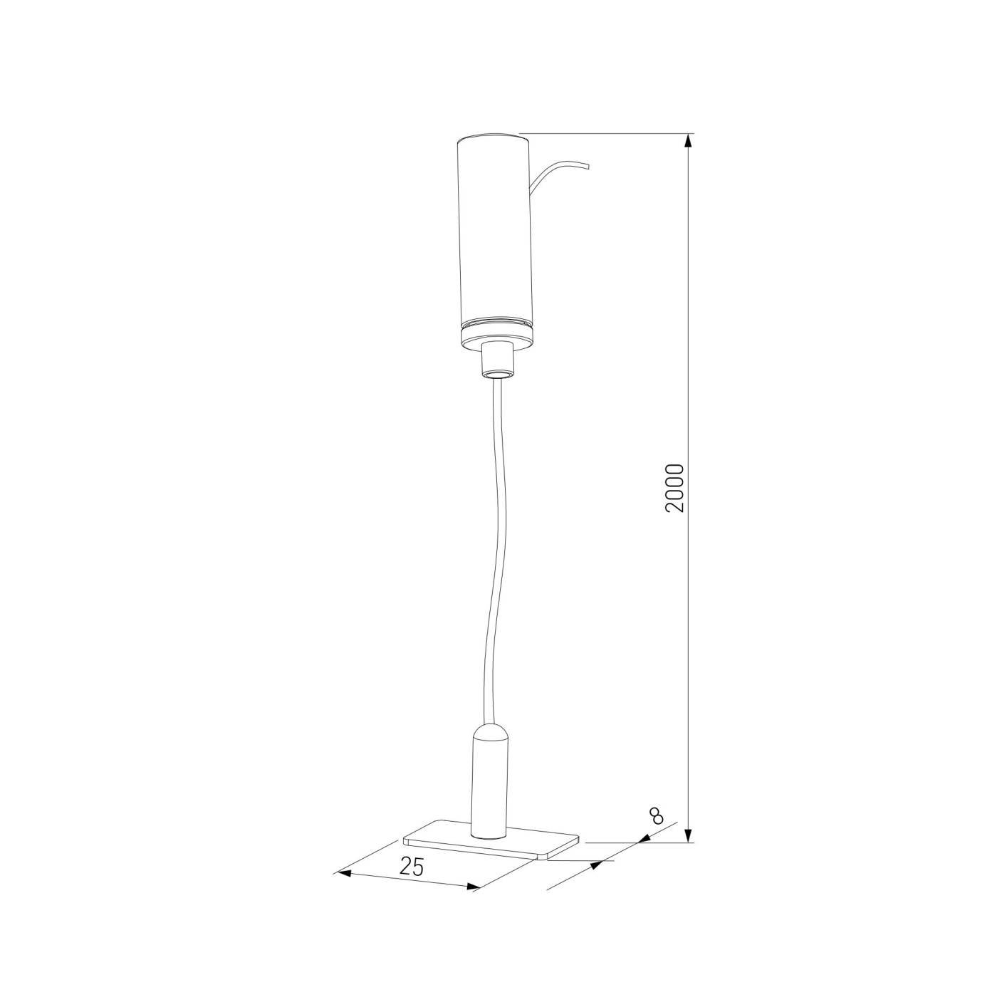 Набор для подвеса Round (2м) (2шт) 85201/00_система Мини Набор для подвеса Elektrostandard Mini Magnetic Mini Magnetic Набор для подвеса Round (2м) 85201/00