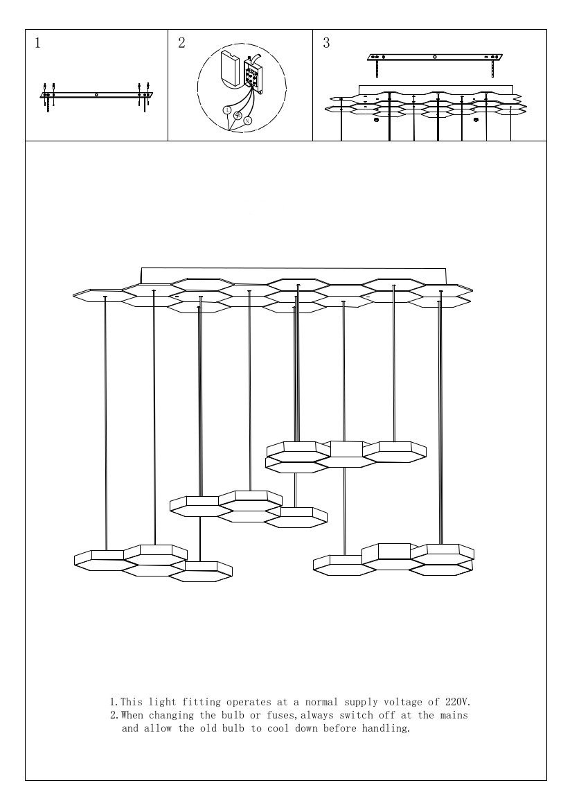 Светильник подвесной Lightstar Favo 750262