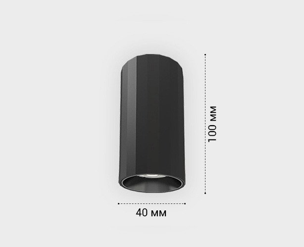 IT08-8028 black 3000K Накладной светильник Italline IT08-8028 black 3000K