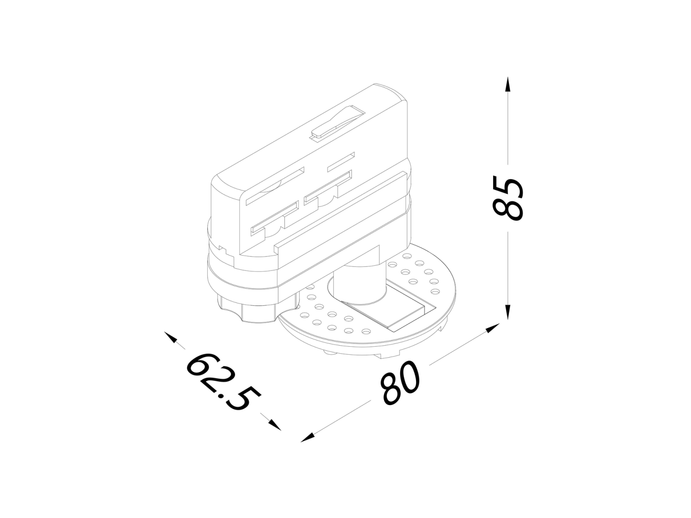 00-00005454 Трековое крепление Villy SWG PRO 00-00005454
