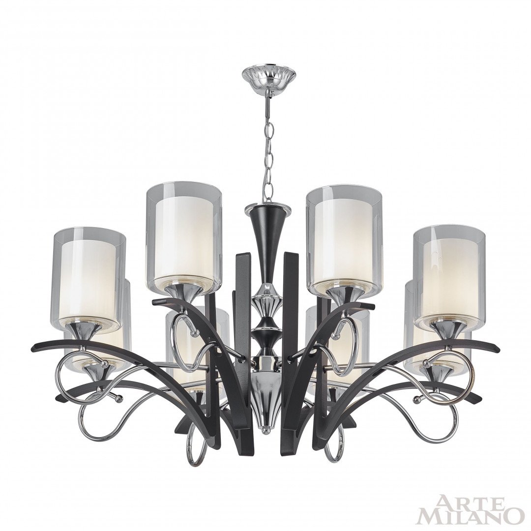 309167/8 Bk/Ni Подвесная люстра Arte Milano Florentia-9167 309167/8 Bk/Ni