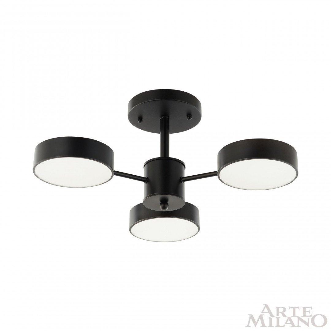 Потолочная люстра Arte Milano Ferrara 250906/3B Bk