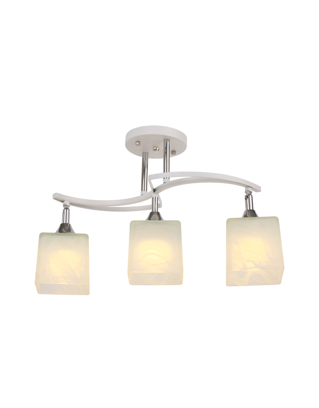 Потолочная люстра Мелодия Света Cube P5507-3 WT 000029963