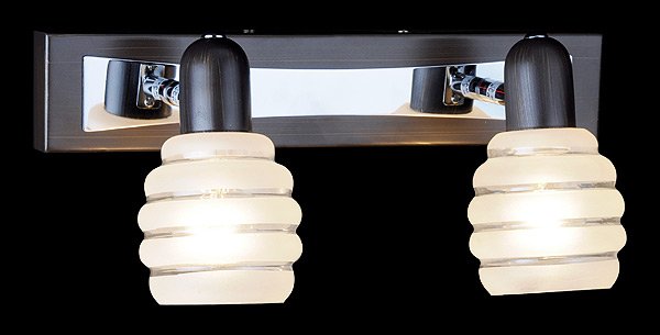 Светильник спот Eurosvet 72804 72804/2 хром/венге