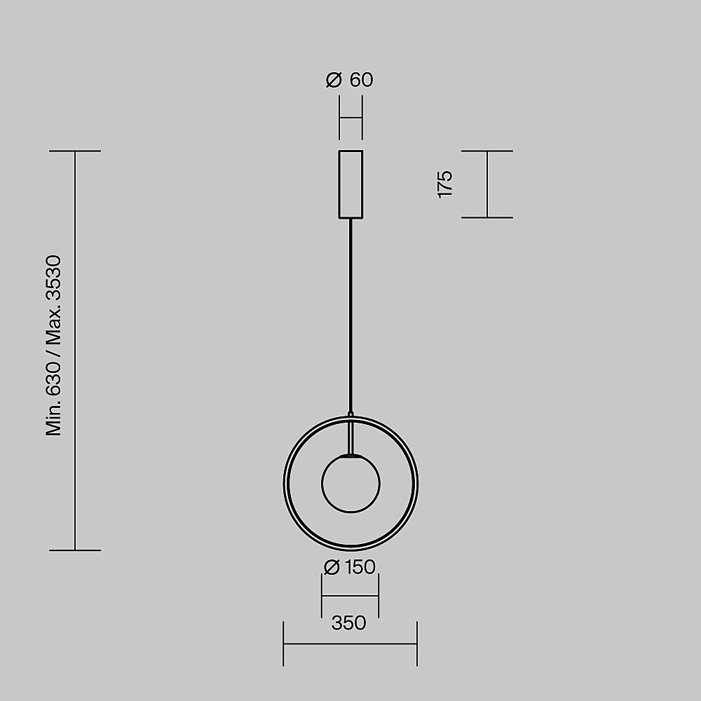 MOD407PL-L12G3K1 Светильник подвесной Maytoni Paparazzi MOD407PL-L12G3K1