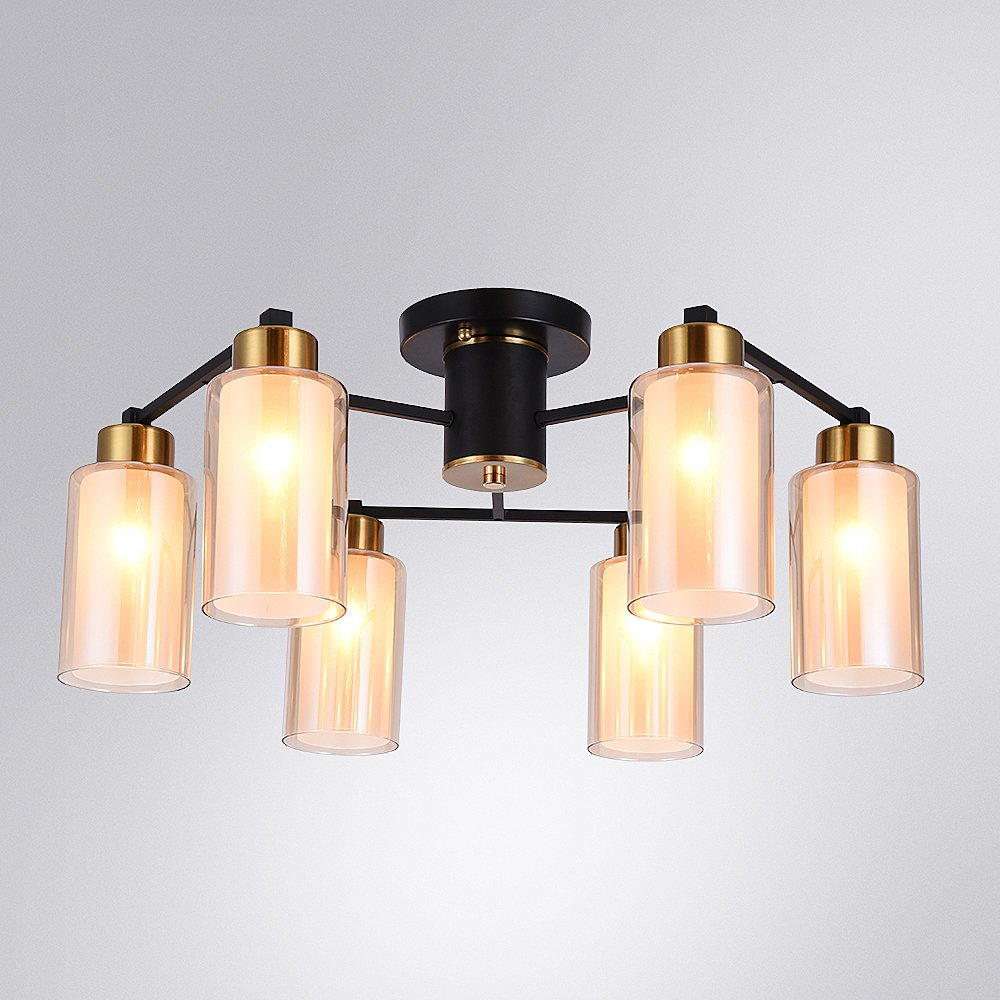 A7027PL-6BK Потолочная люстра Arte Lamp Leo A7027PL-6BK