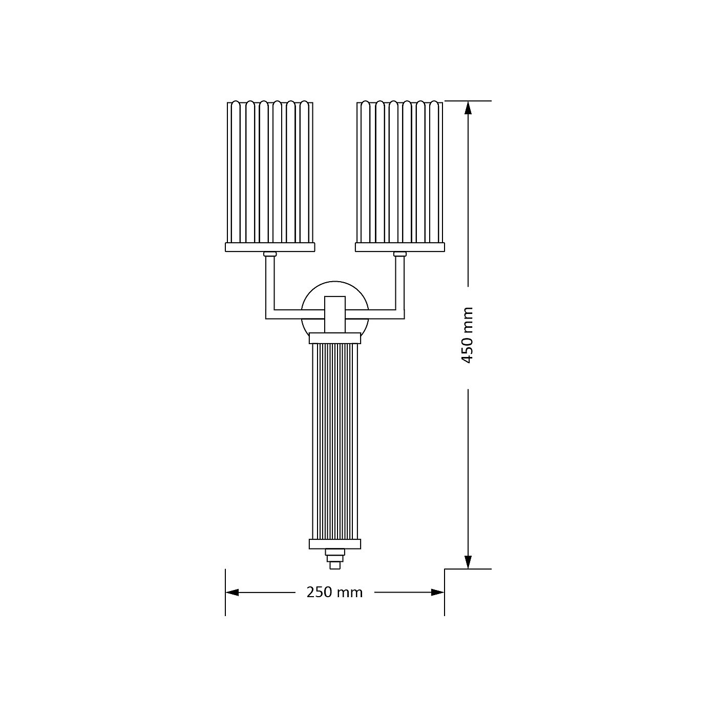 EMP-K-2(T)R Настенное бра Kutek Empoli Ryfel EMP-K-2(T)R