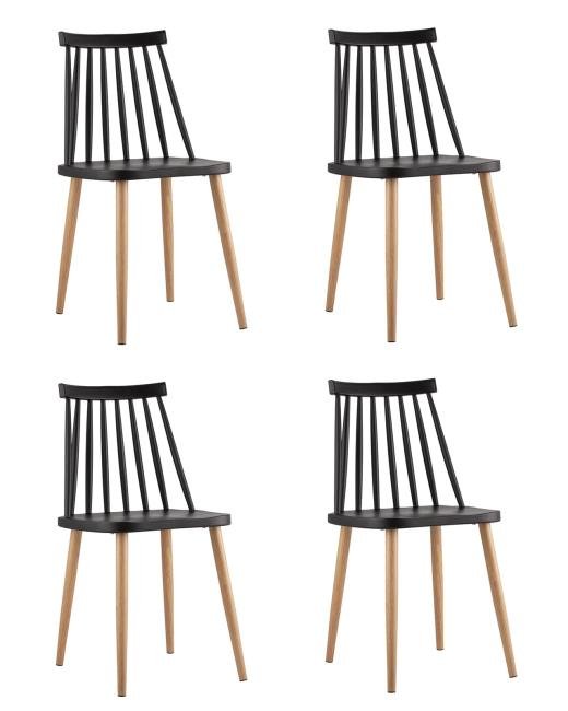 Комплект стульев Stool Group Морган Y820 black X4