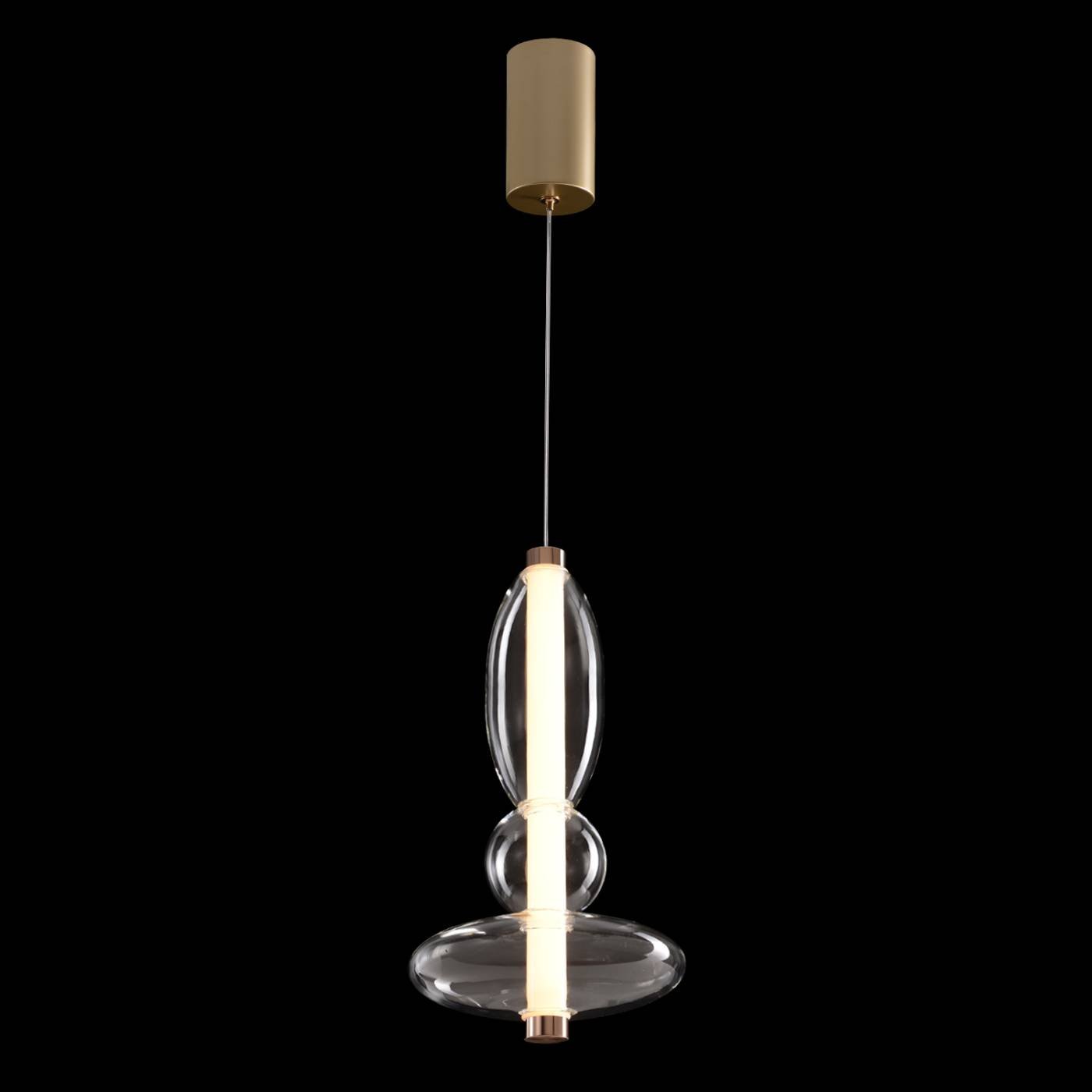 QUASAR SP10W LED TRANSPARENT Светильник подвесной Crystal Lux Quasar QUASAR SP10W LED TRANSPARENT