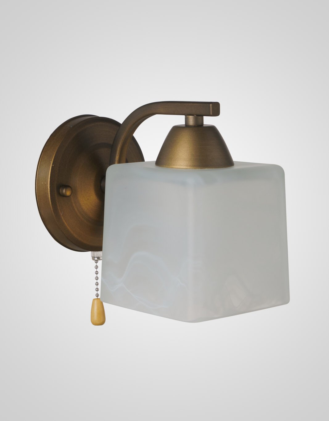 Настенное бра Мелодия Света Cube P9484-1W AB 000022896