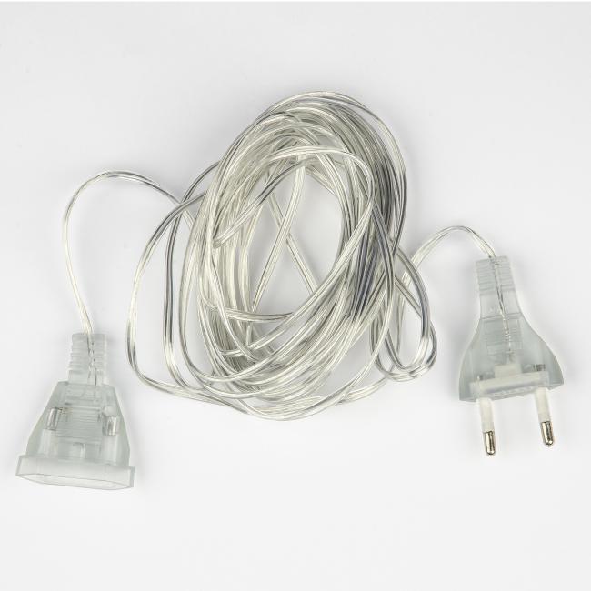 UCX-Y25/10W-300 CLEAR Удлинитель для подключения гирлянд, 3м Uniel UCX-Y25/10W-300 CLEAR