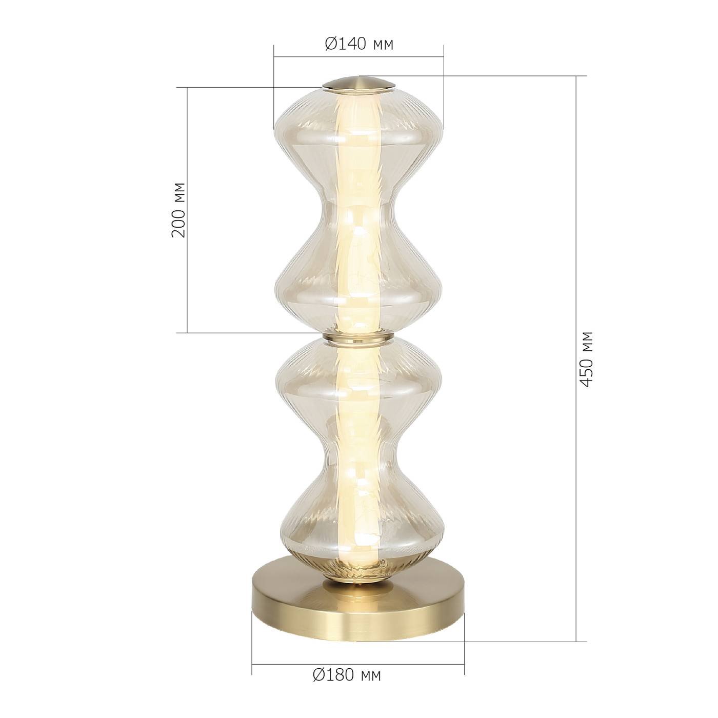 Настольная лампа ST Luce Spine SL6136.214.01