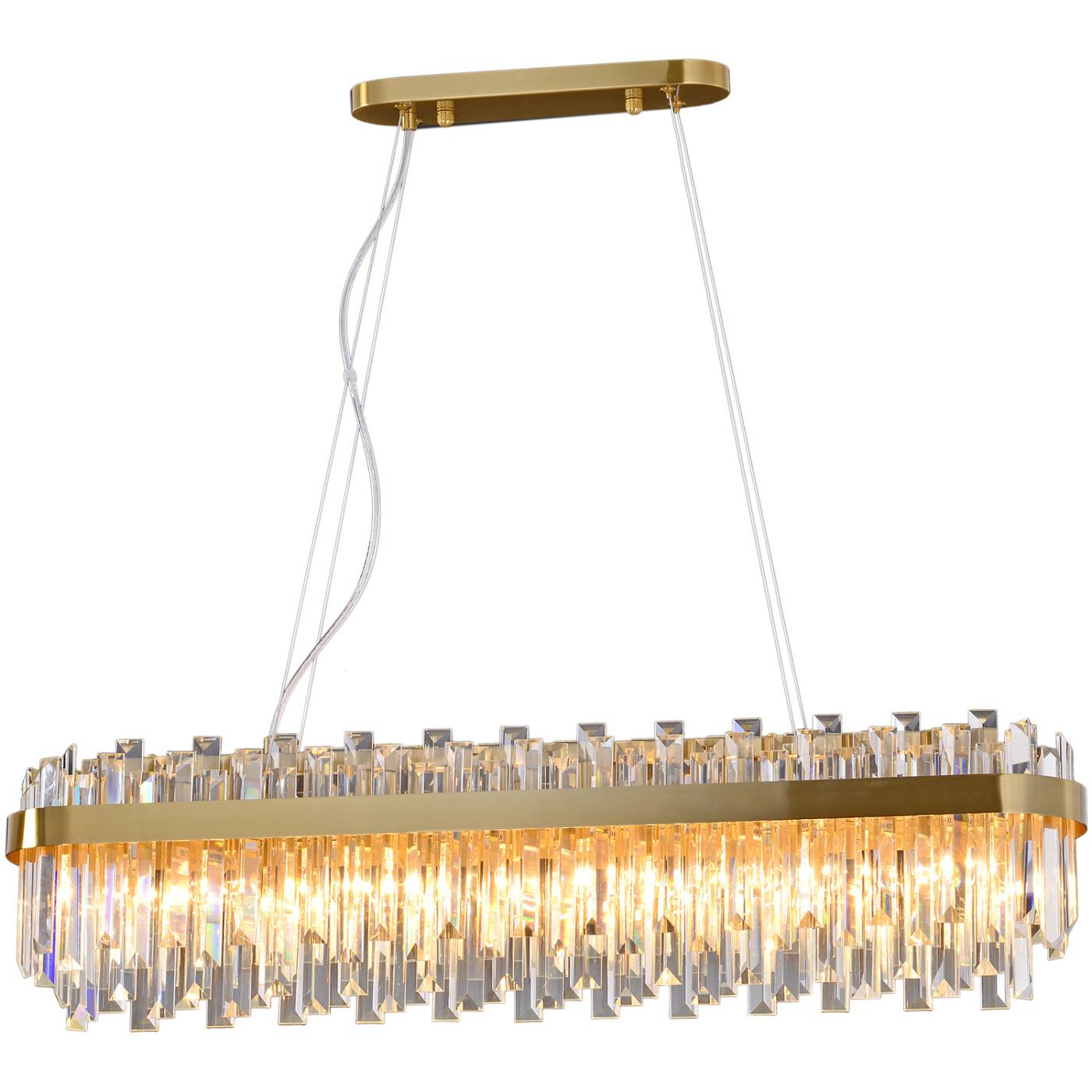 Подвесная люстра ILLUMICO IL5189-8LLS-29 BRASS MIRAGE