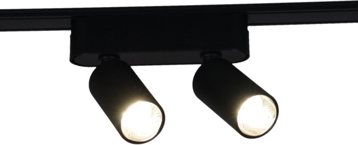 Трековый светильник 13005-9.3-002UR magnetic LED2x5W BK