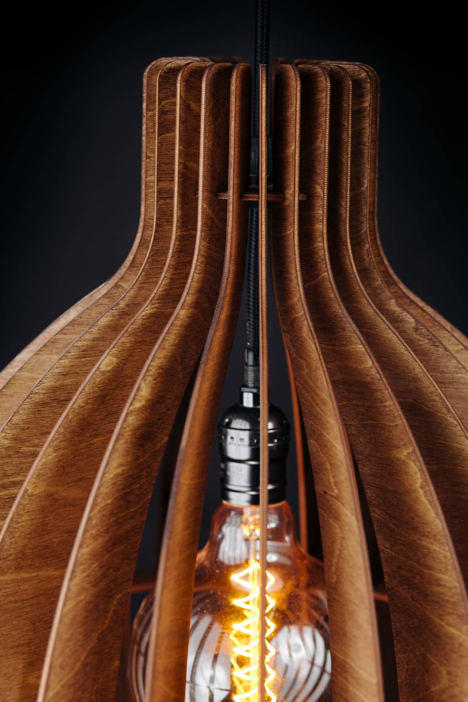 Светильник подвесной Woodshire Купол 2140b