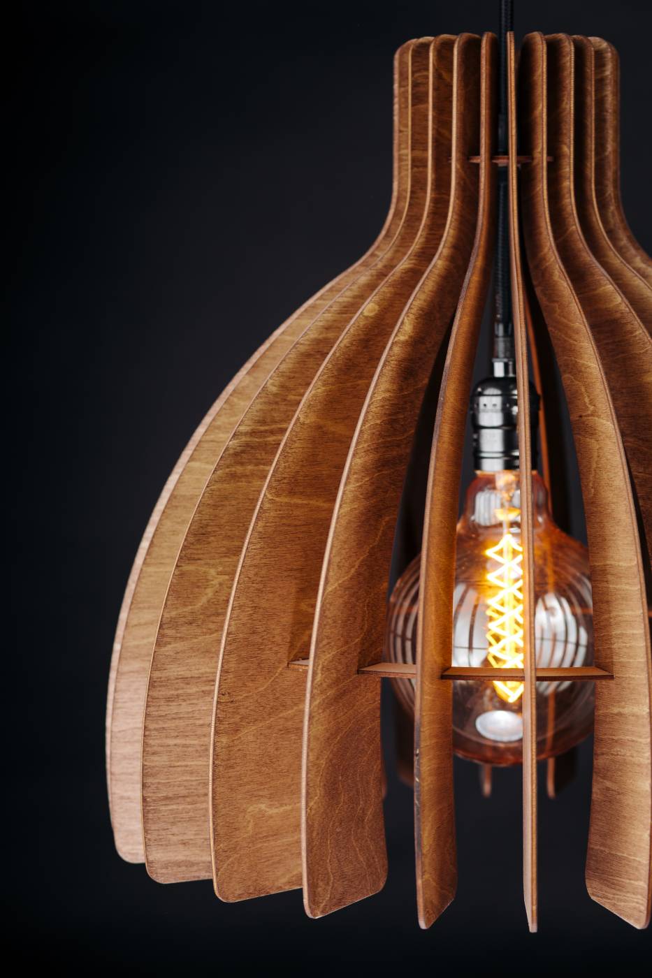 Светильник подвесной Woodshire Купол 2140b