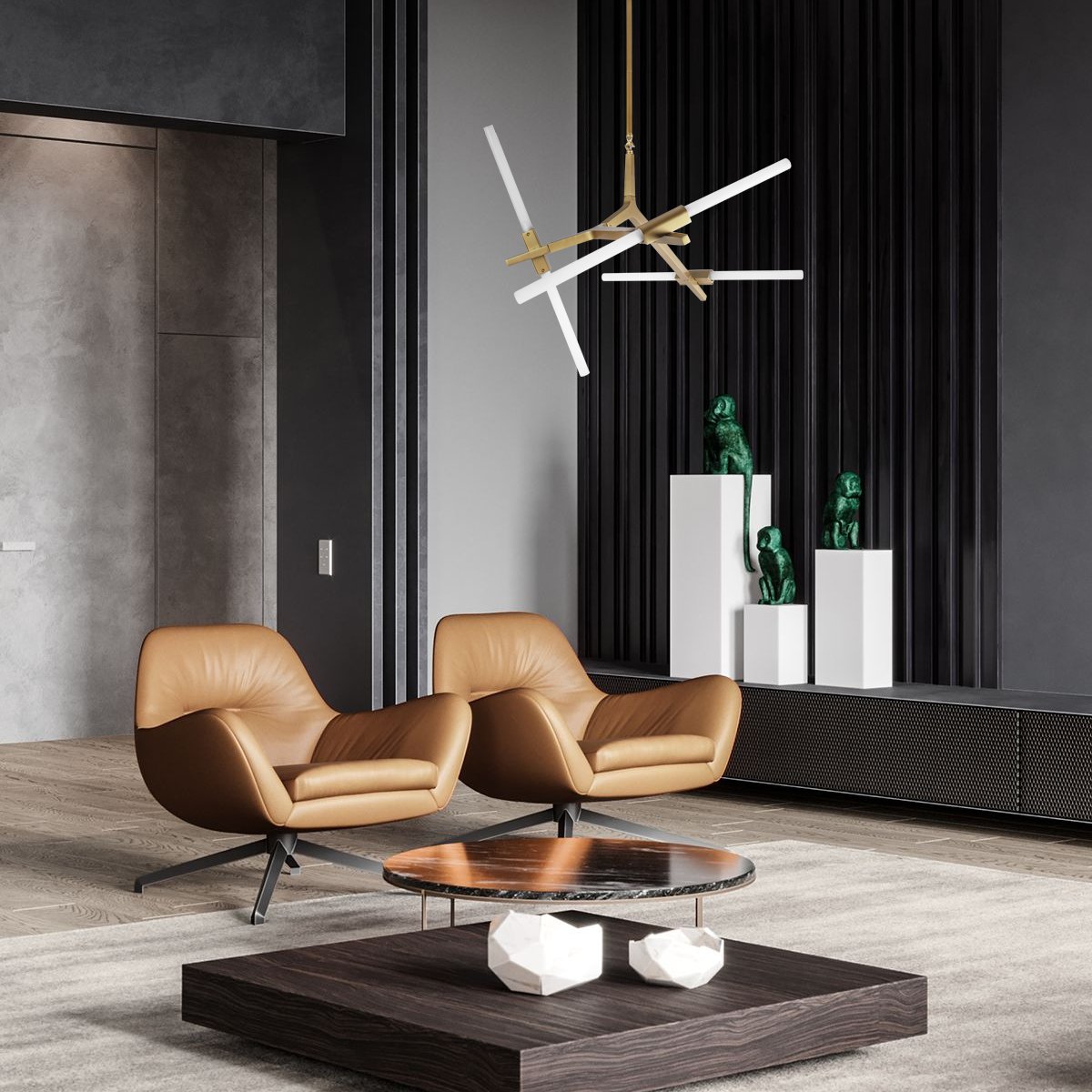 10399/6 GD Люстра на штанге Loft It Agnes 10399/6 GD