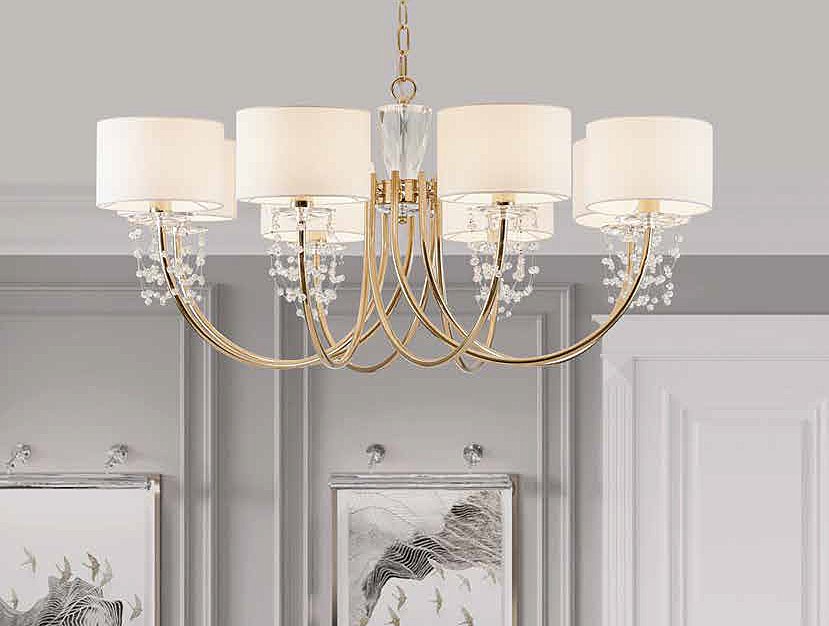 4368/C new gold Подвесная люстра Newport Olivia 4368/C new gold