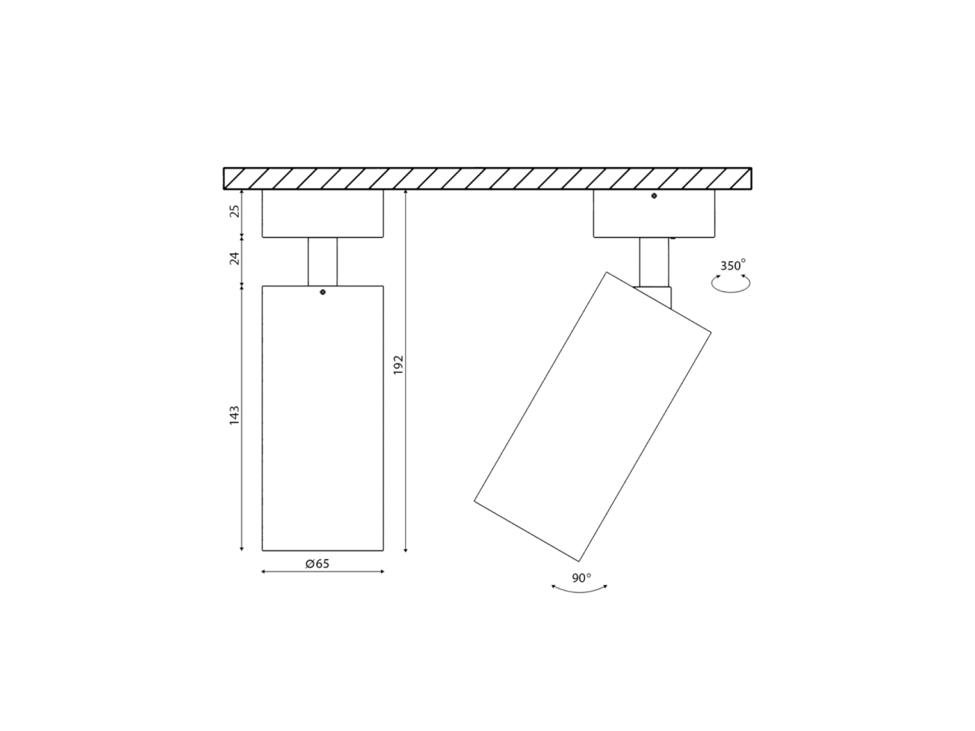 Сменное крепление M3 для светильников VILLY, SWG PRO 00-00004294
