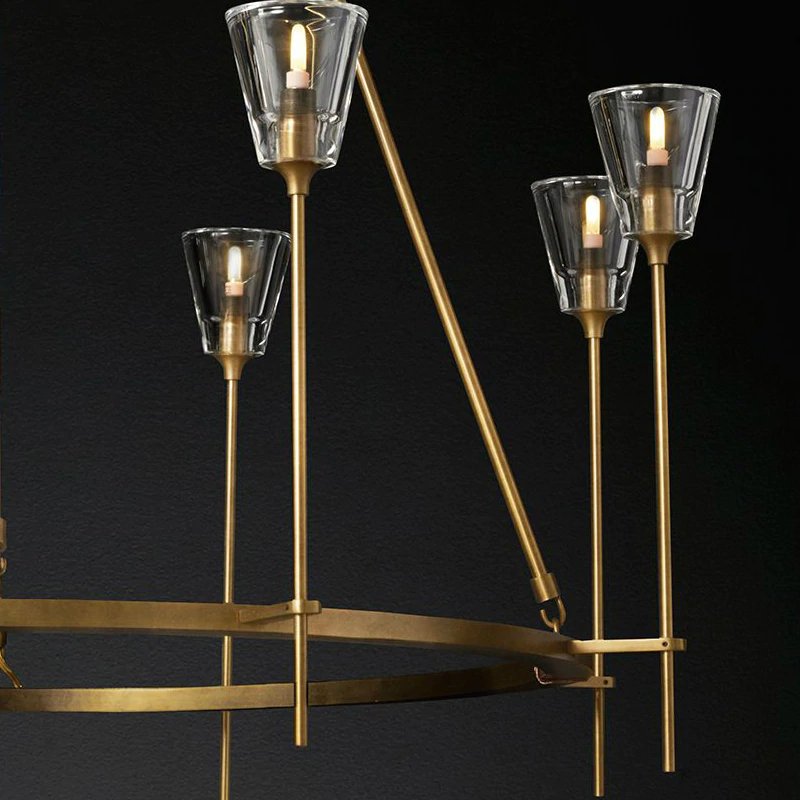 8614P/8 gold Подвесная люстра Delight Collection Torche De Verre 8614P/8 gold