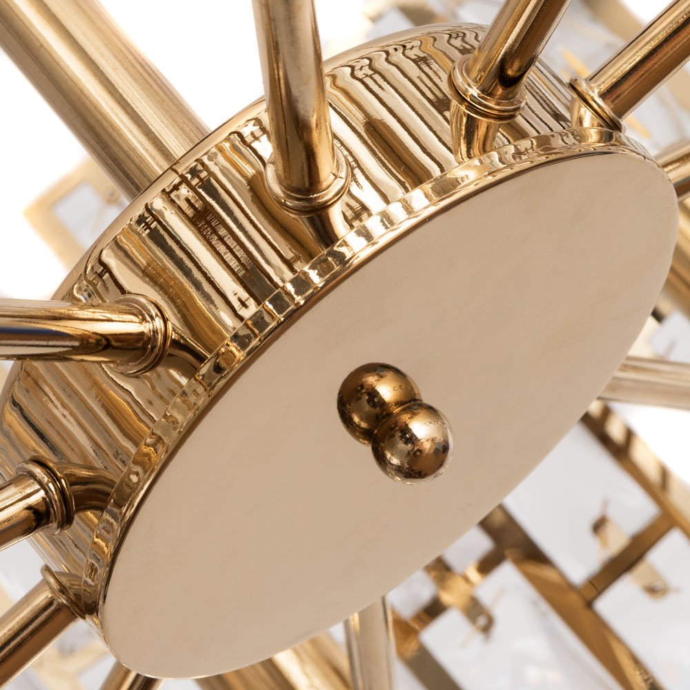 1684/01 LM-10 Подвесная хрустальная люстра Medea Divinare 1684/01 LM-10