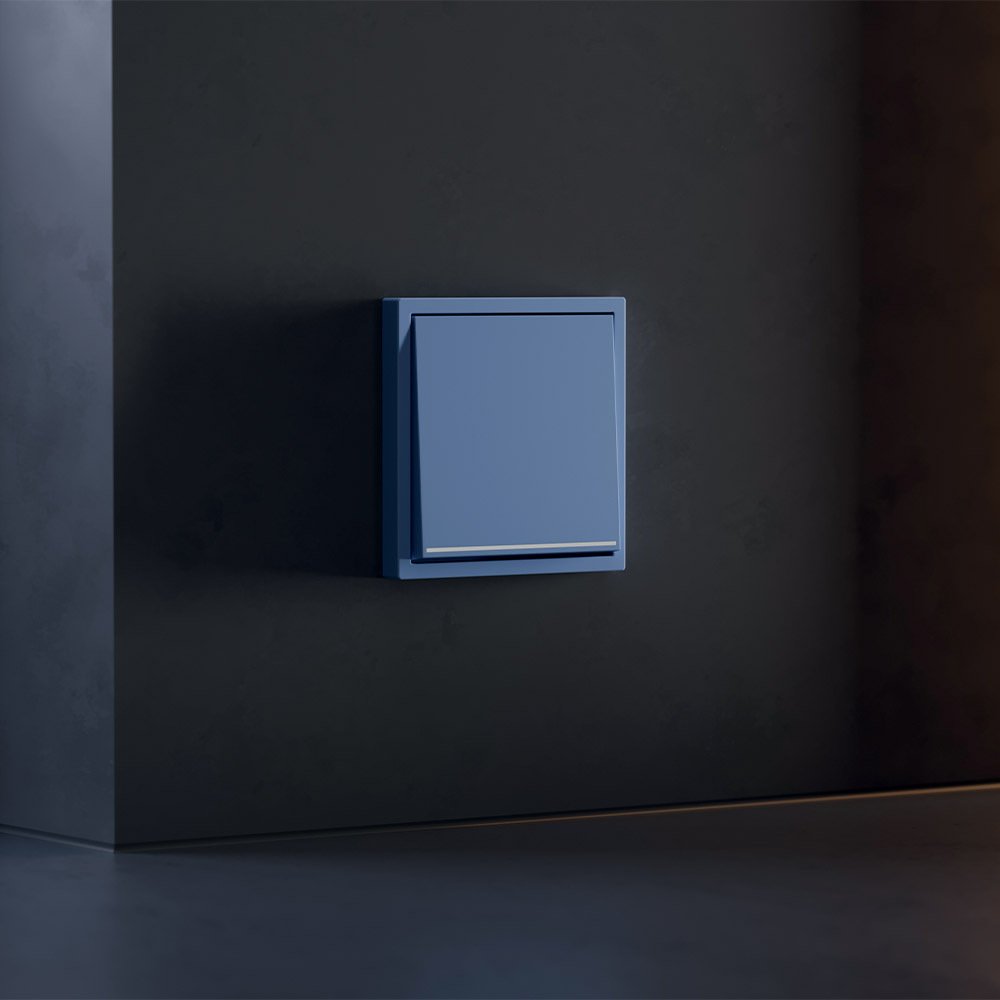 Клавиша для выключателя/переключателя одноклавишного с подсветкой, S70 (деним)