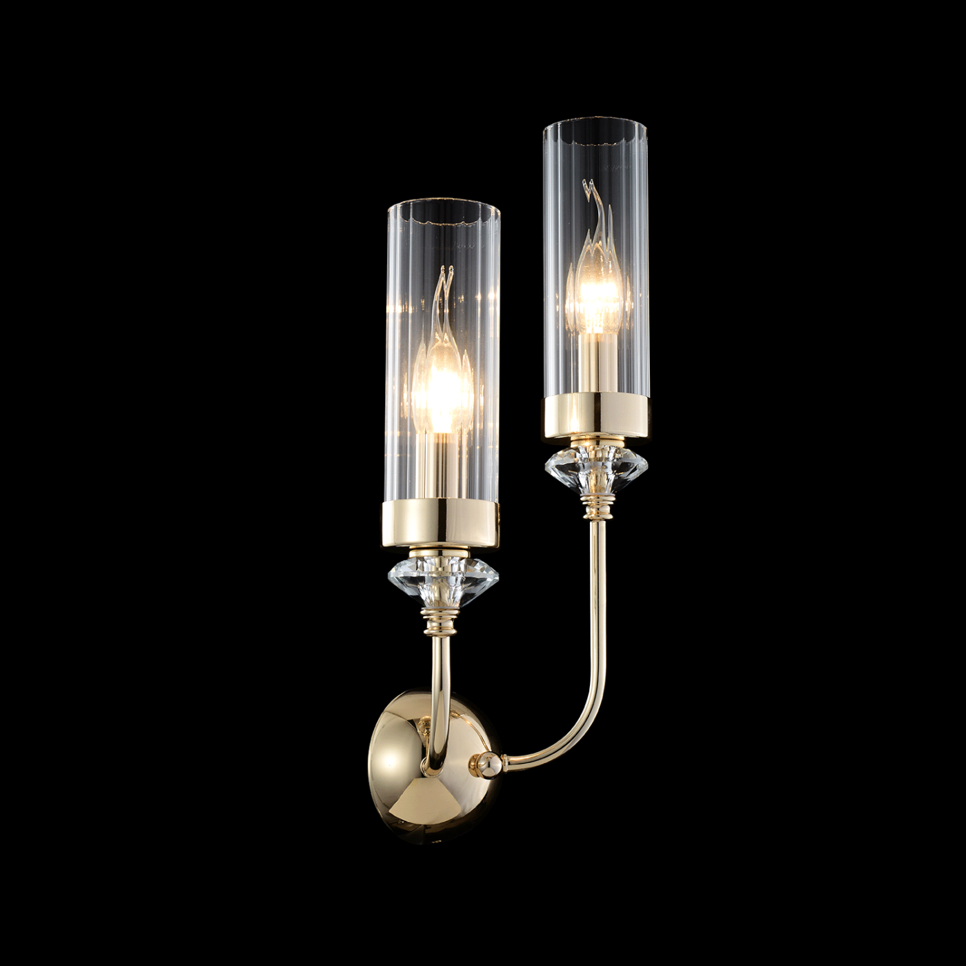 SECRET AP2 GOLD Настенное бра Crystal Lux Secret SECRET AP2 GOLD