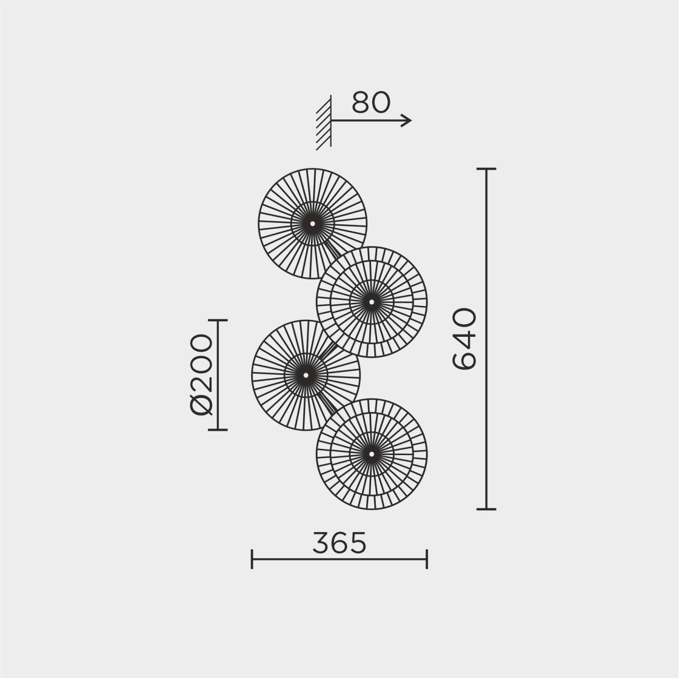 MS.1500.04 Настенный светильник MS Modelux MS.1500.04