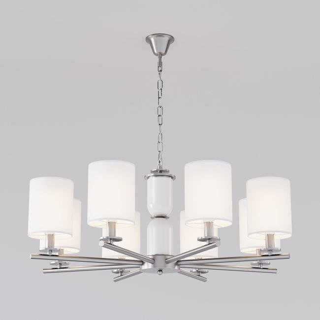 Подвесная люстра Eurosvet Caprera 60146/8 никель