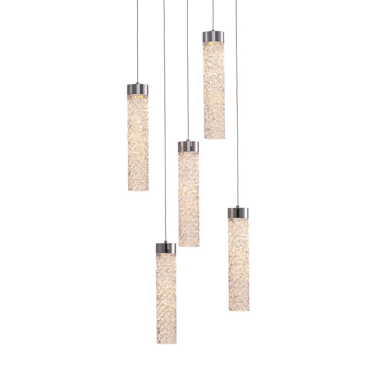 MD24030028-5A chrome/clear Светильник подвесной Delight Collection MD24030028 MD24030028-5A chrome/clear