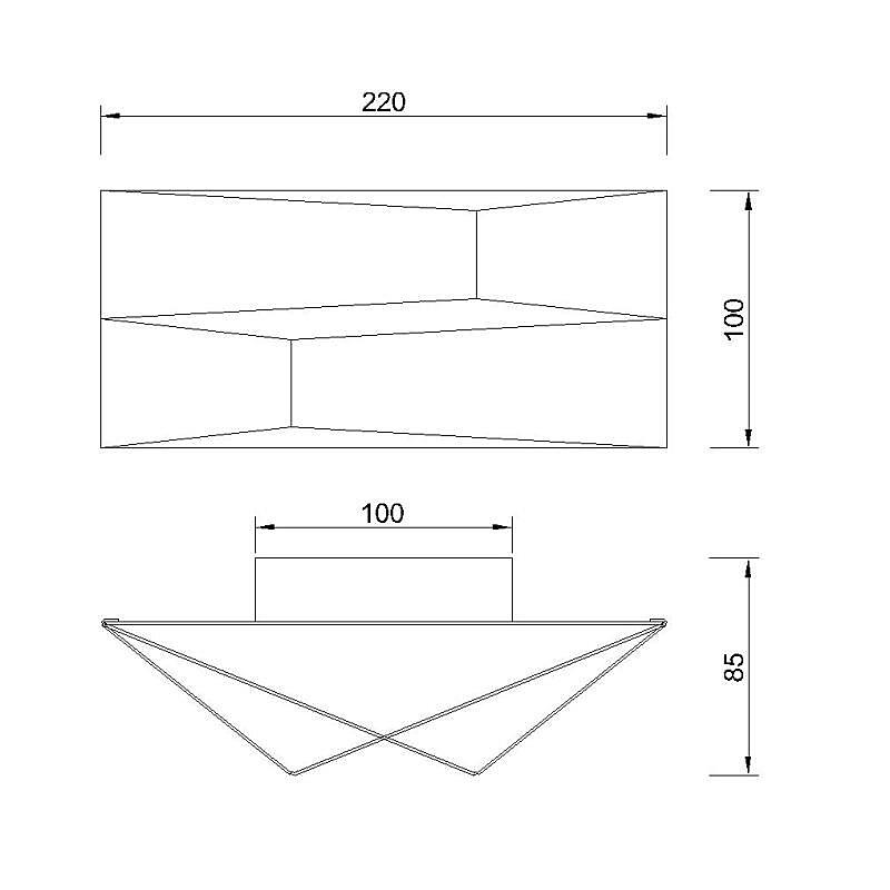 8157 Настенный светильник Mantra Fuji 8157